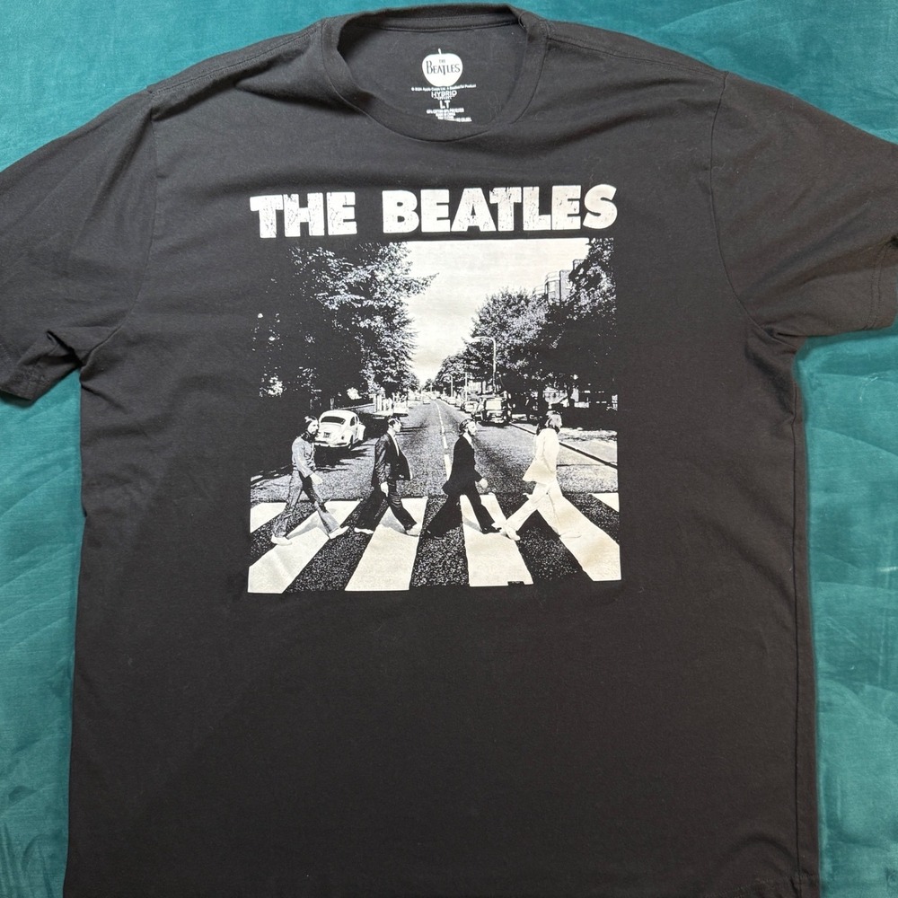 The Beatles Abbey Road Graphic Band‎ Tee Shirt Hybrid Apparel LT